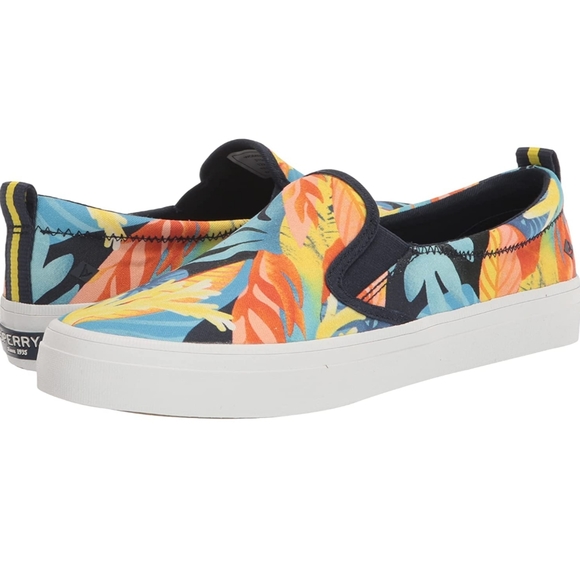 Sperry UnderWater Corals Women's Slipon Canvas Sneaker 🌟 NWT 💕 LIMITED EDITION - Picture 6 of 16